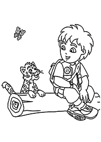 go diego go desenhos para colorir - Página de colorir 15