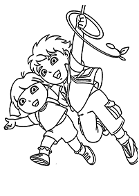 go diego go desenhos para colorir - Página de colorir 16