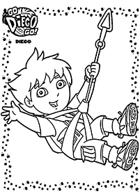 go diego go desenhos para colorir - Página de colorir 22