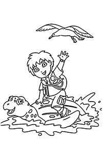 go diego go desenhos para colorir - Página de colorir 25