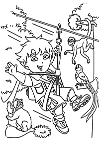 go diego go desenhos para colorir - Página de colorir 26