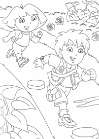 go diego go desenhos para colorir - Página de colorir 27