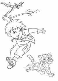 go diego go desenhos para colorir - Página de colorir 29