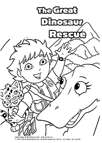 go diego go desenhos para colorir - Página de colorir 3