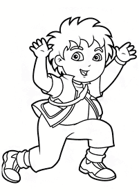 go diego go desenhos para colorir - Página de colorir 32