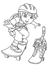 go diego go desenhos para colorir - Página de colorir 4