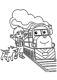 go diego go desenhos para colorir - Página de colorir 7