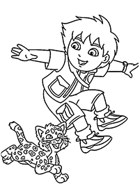 go diego go desenhos para colorir - Página de colorir 9