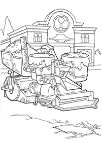 Desenhos para colorir de Carros (Disney) – Página de colorir 1