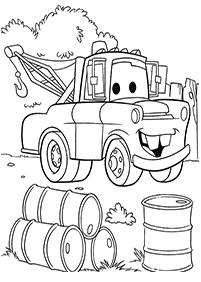 Desenhos para colorir de Carros (Disney) – Página de colorir 93