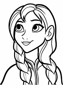 Desenhos de Frozen para colorir – Página de colorir 1