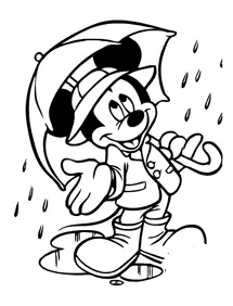 Desenhos do Mickey Mouse para colorir – Página de colorir 12