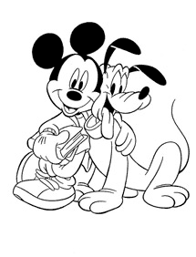 Desenhos do Mickey Mouse para colorir – Página de colorir 25
