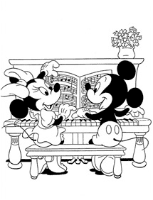 Desenhos do Mickey Mouse para colorir – Página de colorir 28