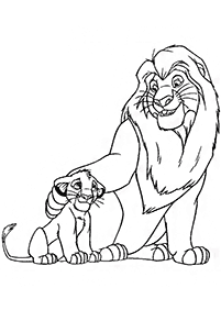 Desenhos de O Rei Leão Para Colorir – Página de colorir 16