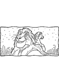 Desenhos de O Rei Leão Para Colorir – Página de colorir 58
