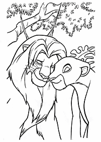 Desenhos de O Rei Leão Para Colorir – Página de colorir 59