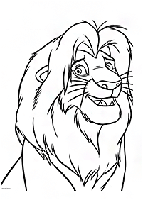 Desenhos de O Rei Leão Para Colorir – Página de colorir 60