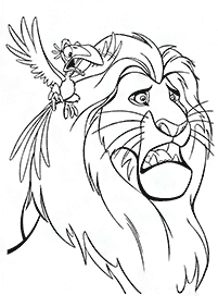 Desenhos de O Rei Leão Para Colorir – Página de colorir 71