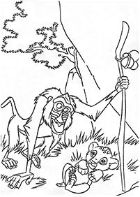 Desenhos de O Rei Leão Para Colorir – Página de colorir 73