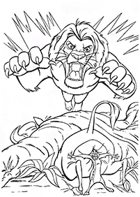 Desenhos de O Rei Leão Para Colorir – Página de colorir 76