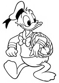Páginas para colorir com desenhos do Pato Donald – Página de colorir 28