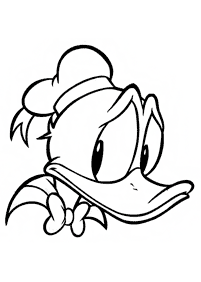 Páginas para colorir com desenhos do Pato Donald – Página de colorir 3