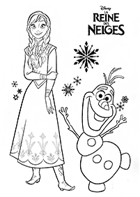 Desenhos para colorir da Anna – Página de colorir  3