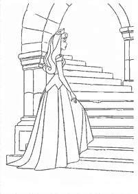 Desenhos para colorir de A Bela Adormecida (Aurora) – Página de colorir 48
