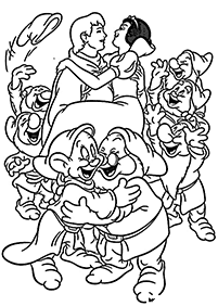 Desenhos para colorir da Branca de Neve – Página de colorir 16