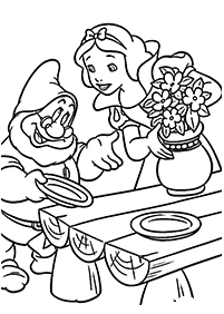 Desenhos para colorir da Branca de Neve – Página de colorir 25