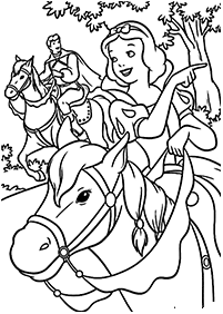 Desenhos para colorir da Branca de Neve – Página de colorir 26