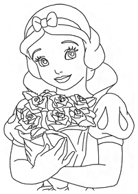 Desenhos para colorir da Branca de Neve – Página de colorir 27