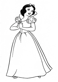 Desenhos para colorir da Branca de Neve – Página de colorir 39