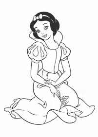 Desenhos para colorir da Branca de Neve – Página de colorir 6