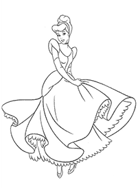 Desenhos da Cinderela para colorir – Página de colorir 15