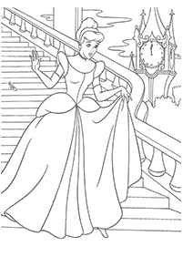 Desenhos da Cinderela para colorir – Página de colorir 20