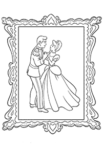 Desenhos da Cinderela para colorir – Página de colorir 27