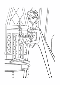 Desenhos da Elsa para Colorir – Página de colorir 18