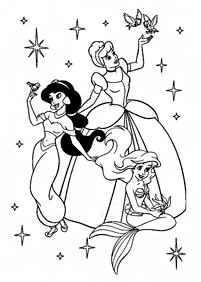 Desenhos para colorir da Jasmine – Página de colorir 21