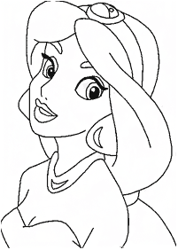 Desenhos para colorir da Jasmine – Página de colorir 27