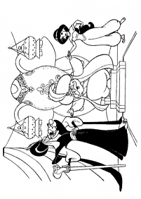 Desenhos para colorir da Jasmine – Página de colorir 29
