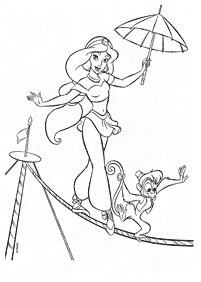 Desenhos para colorir da Jasmine – Página de colorir 32