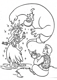 Desenhos para colorir da Jasmine – Página de colorir 33