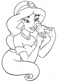 Desenhos para colorir da Jasmine – Página de colorir 34