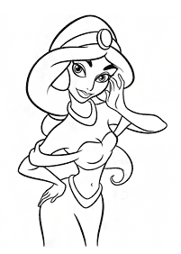 Desenhos para colorir da Jasmine – Página de colorir 35