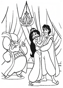 Desenhos para colorir da Jasmine – Página de colorir 37