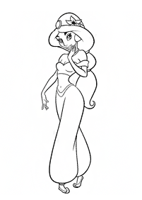 Desenhos para colorir da Jasmine – Página de colorir 39