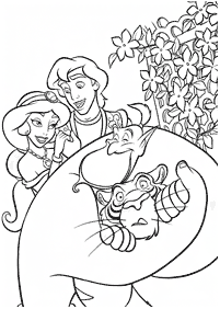 Desenhos para colorir da Jasmine – Página de colorir 42