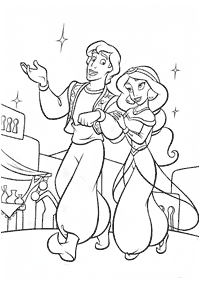 Desenhos para colorir da Jasmine – Página de colorir 46